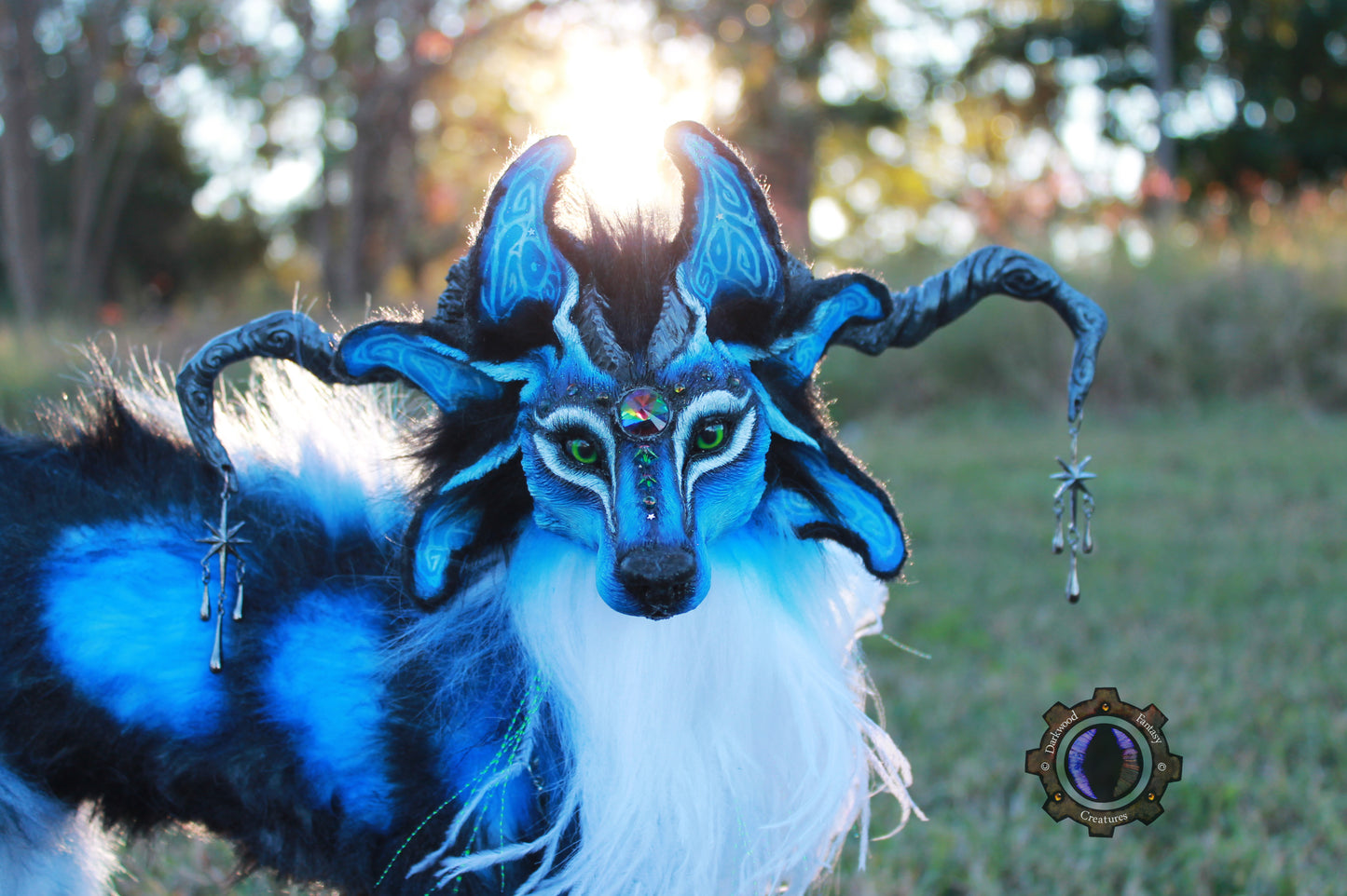 Andromeda the Moondust Wolf OOAK Poseable Art Doll